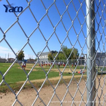 Ventas calientes galvanizado enlace de cadena y cerca para jaulas de bateo